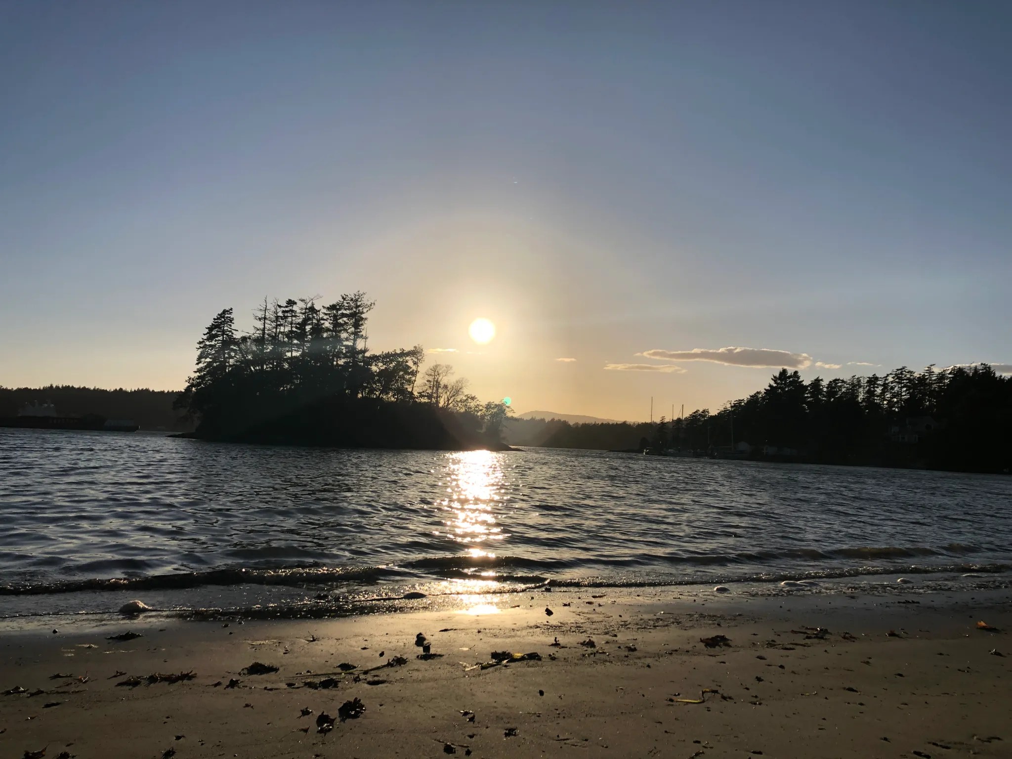 Coastal landscape near Victoria BC representing grounded local doula support